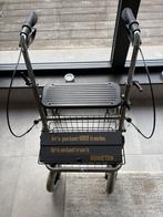 Robuuste rollator met stevige zit en mandje, Ophalen of Verzenden, Opvouwbaar, Gebruikt