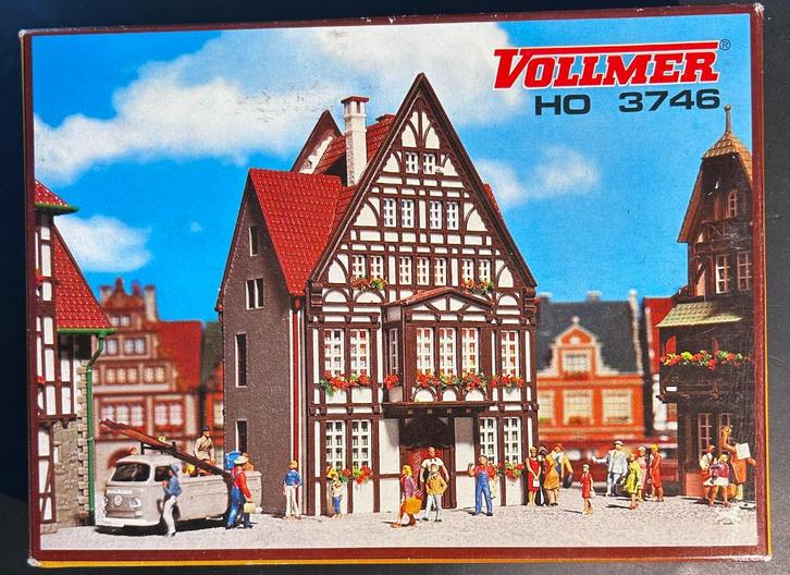 339. Te bouwen huis H0 Vollmer., Hobby en Vrije tijd, Modeltreinen | H0, Zo goed als nieuw, Brug, Tunnel of Gebouw, Overige merken