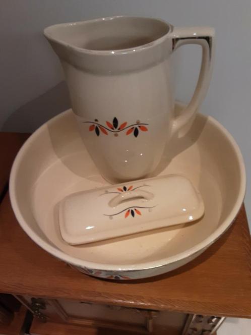 Schaal met toebehoren  ! SPOTPRIJS, Antiek en Kunst, Antiek | Schalen, Ophalen