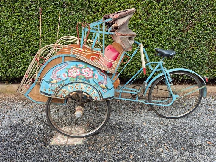 Vintage riksja    wereldzending Johan Maasbach, Fietsen en Brommers, Fietsen | Oldtimers, Ophalen