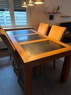 Eetkamer tafel + 4 stoelen, Huis en Inrichting, Complete eetkamers, Ophalen, Gebruikt