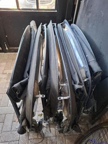 Softtop met frame compleet Mercedes SL R129 in Blauw en zwar beschikbaar voor biedingen