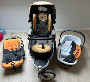 Cam Cortina X3 trio kinderwagen, Enfants & Bébés, Poussettes & Combinaisons, Enlèvement, Utilisé, Poussette, Autres marques