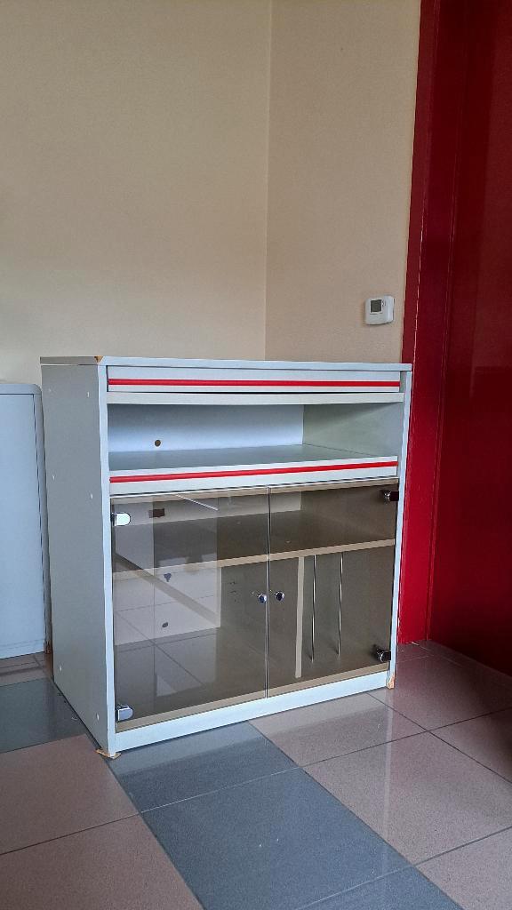 Grijs tv meubel / Commode, Huis en Inrichting, Kasten |Televisiemeubels, Gebruikt, Minder dan 100 cm, 50 tot 100 cm, 25 tot 50 cm