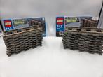 Lot de 2 rails droits Lego World City 4515, Enlèvement ou Envoi, Comme neuf, Ensemble complet, Lego