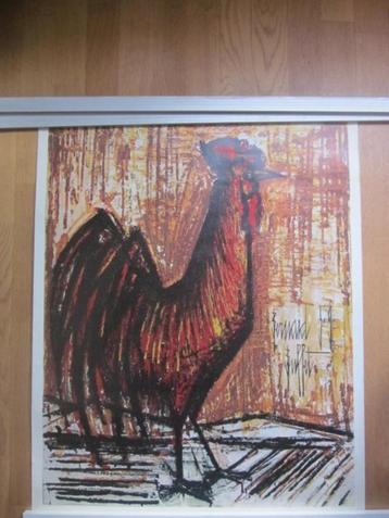 Heet je De Haan Bernard Buffet Reproductie Le Cocq Rouge beschikbaar voor biedingen