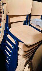 Vintage houten schoolstoelen lagere school perfecte staat, Ophalen