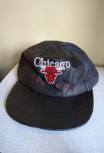 Vintage Chicago Bulls lederen snapback pet, Pet, One size fits all, Gedragen, Ophalen of Verzenden