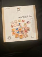 Magnifique alphabet en bois , pour toucher avec les doits, Comme neuf