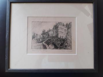 "Vlamingbrug" in Brugge, werk van Romain Malfliet beschikbaar voor biedingen