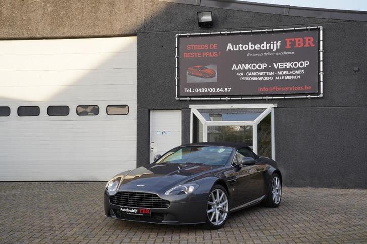 Aston Martin V8 Vantage-S Roadster Cabriolet, Auto's, Aston Martin, Bedrijf, Te koop, V8, 360° camera, 4x4, Bluetooth, Boordcomputer