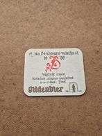 Sous bock Gildenbier (modèle 1), Ophalen of Verzenden, Gebruikt, Viltje(s), Overige merken