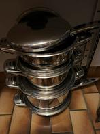 Nieuw pannenset, Huis en Inrichting, Keuken | Potten en Pannen, Ophalen, Inox, Keramische plaat, Nieuw