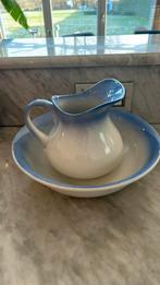 Antiek Wasset badkamer  waskom keramiek en kan, Antiek en Kunst, Ophalen