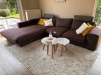 Stoffen zetel met dubbele relax, Huis en Inrichting, Ophalen, Zo goed als nieuw