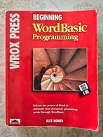 Beginning wordbasic Programming, Enlèvement ou Envoi, Utilisé, Enseignement supérieur professionnel, Alex Homer