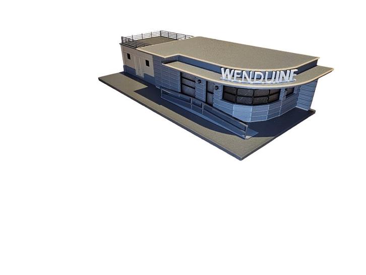 Model HO -1/87 - VVV-kantoor van Wenduine Centre, Hobby en Vrije tijd, Modeltreinen | H0, Nieuw, Brug, Tunnel of Gebouw, Overige merken