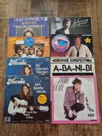 Set van 8 singles winnaars Eurovisiesongfestival, Ophalen of Verzenden, Single