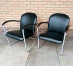 Paar originele en complete vintage Gispen lounge zetels, Antiek en Kunst, Ophalen