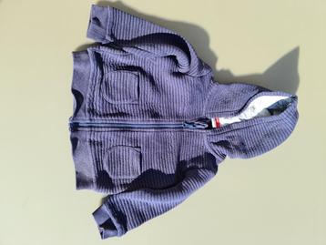 trui met rits en kap, hoody Tom Tailor 80 beschikbaar voor biedingen