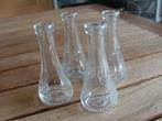 Ensemble de 4 petites bouteilles en verre Franc Sobar KG., Maison & Meubles, Comme neuf, Enlèvement ou Envoi, Verre ou Verres