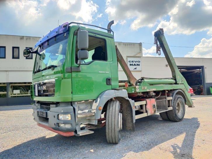 MAN TGM 18.340 Euro5 Afzetsysteem Hyvalift (bj 2010), Auto's, Vrachtwagens, Bedrijf, Te koop, MAN, Diesel, Euro 5, Handgeschakeld