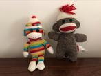 Set van 2 poppetjes aapjes Schylling Ty, Kinderen en Baby's, Speelgoed | Knuffels en Pluche, Overige typen, Gebruikt, Ophalen of Verzenden