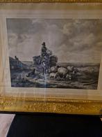 19de eeuws gravure, Antiquités & Art, Art | Peinture | Classique, Enlèvement ou Envoi