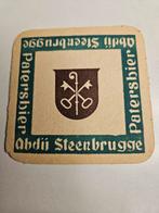 Oud bierviltje abdij Steenbrugge patersbier, Verzamelen, Ophalen of Verzenden