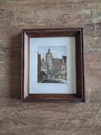 Tekening Rothenburg ob der Tauber, Ophalen of Verzenden