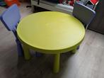 Ikea mammut tafel met 2 stoelen, Kinderen en Baby's, Ophalen, Gebruikt