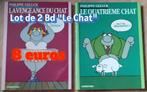 Stripboek „The Cat” van Philippe Geluck 2 delen, Meerdere stripboeken, Ophalen, Zo goed als nieuw, Philippe Geluck