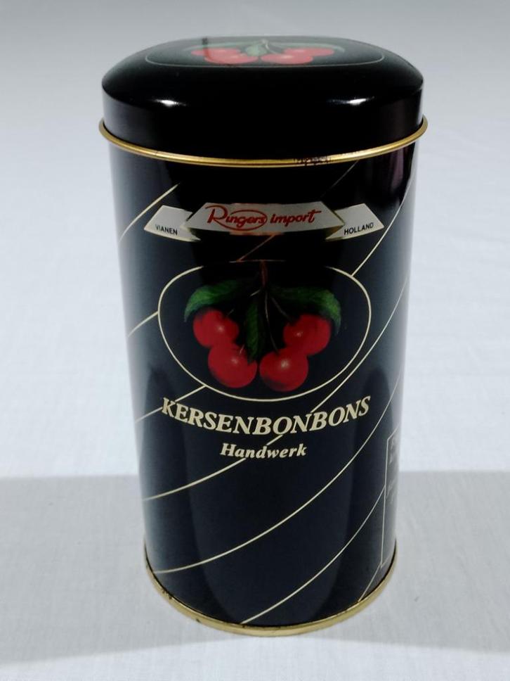Leeg Blik - Kersenbonbons - Ringers Import, Verzamelen, Blikken, Gebruikt, Overige, Overige merken, Ophalen of Verzenden