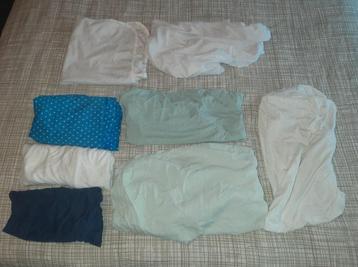 Matrasovertrekken voor babybedje 60cmx120cm, Enlèvement, Comme neuf, 100 cm ou plus, Autres types