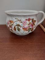 antieke pot in porselein met bloembedrukking, Antiek en Kunst, Ophalen