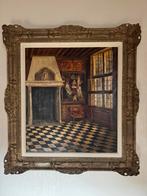 Schilderij op doek - olieverf, Antiek en Kunst, Ophalen