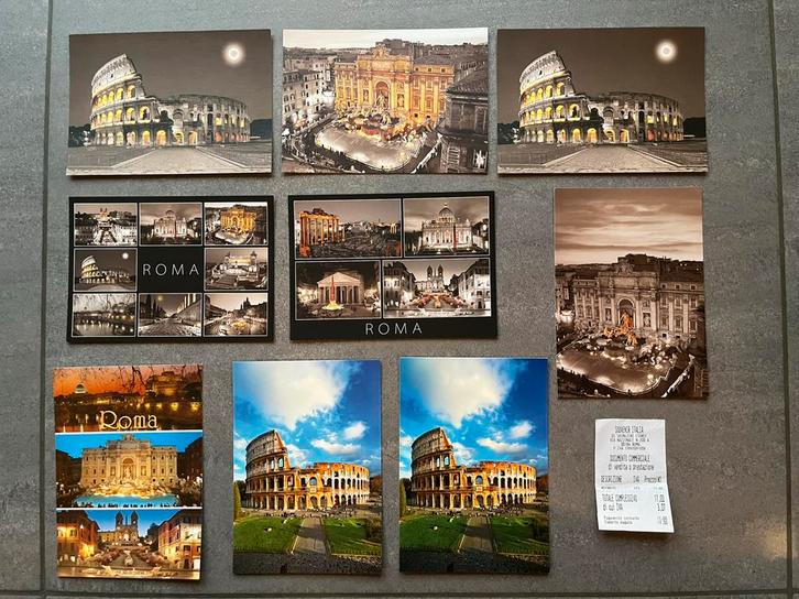 Mooie postkaarten uit Rome (nieuw, onbeschreven), Verzamelen, Postkaarten | Buitenland, Ongelopen, Italië, Ophalen of Verzenden