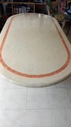 Exotische tafel imitatiemarmer, Ophalen, Kunststof, Exotisch, modern, 50 tot 100 cm