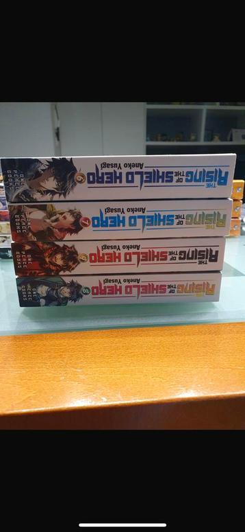 Light novel: rising of the shield hero vol. 6-9 beschikbaar voor biedingen