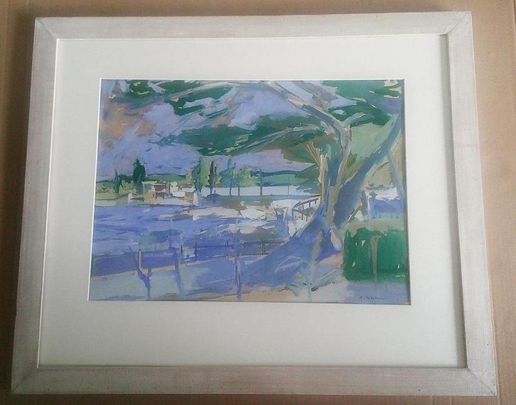 Mediterranné gezicht - Henk Sitskoorn (1917-2005), Antiek en Kunst, Kunst | Schilderijen | Klassiek, Ophalen of Verzenden