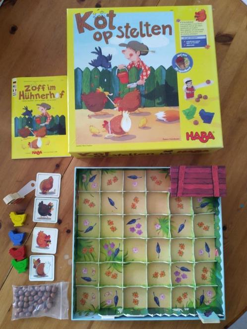 Kot op stelten - Haba - 4+, Hobby en Vrije tijd, Gezelschapsspellen | Bordspellen, Drie of vier spelers, Ophalen of Verzenden