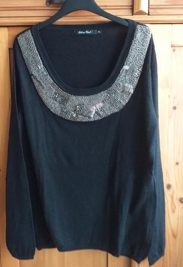 zwarte trui van talking french, Talking French, Zwart, Maat 42/44 (L), Nieuw