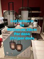 Led lantaarn 2st per doos H22 cm en 28cm 2 dozen, Ophalen, Zo goed als nieuw