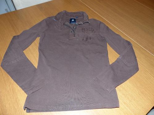 Gaastra bruine longsleeve - maat XS, Kleding | Dames, T-shirts, Zo goed als nieuw, Maat 34 (XS) of kleiner, Bruin, Lange mouw