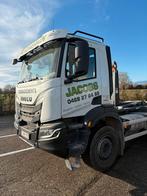 Iveco X-way 460 6x4 containersysteem, Auto's, Automaat, Iveco, Elektrische stoelverstelling, Wit