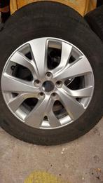 zomerbanden 205/60 R16 op alu velg citroën, Auto-onderdelen, Banden en Velgen, Ophalen, Gebruikt, Banden en Velgen, Personenwagen