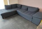 Hoekzetel met chaise longue en bedfunctie, Huis en Inrichting, Ophalen, 250 tot 300 cm, Gebruikt, Vierpersoons of meer