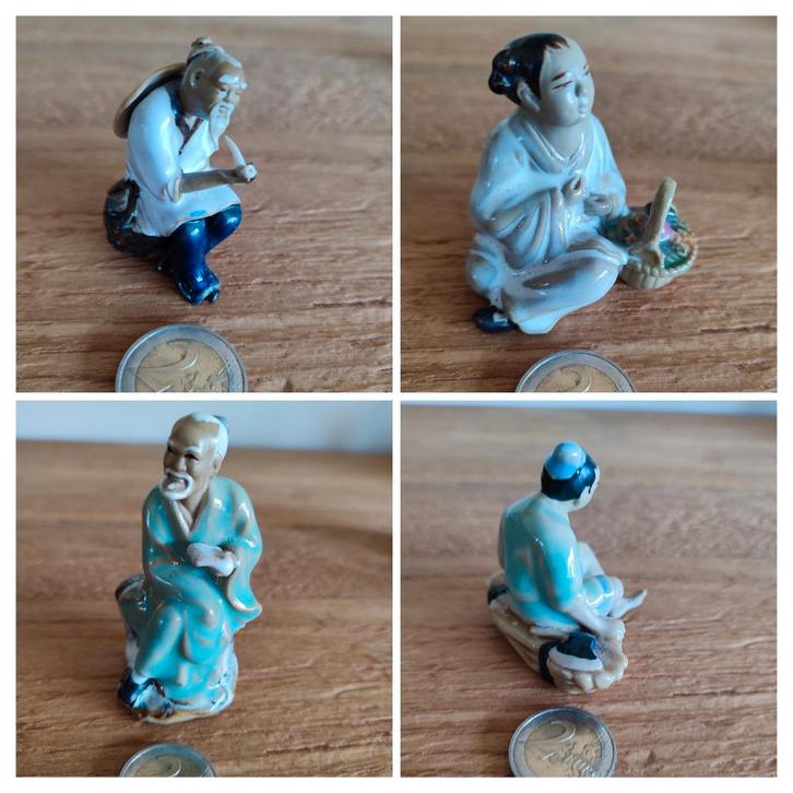 Chine. Miniatures Shiwan. Mudman Clay Art. Années '60, '70, Antiquités & Art, Art | Art non-occidental, Enlèvement ou Envoi