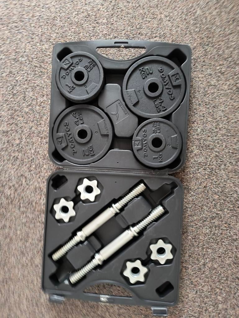Kit 20 kg halteres en metal, Sports & Fitness, Enlèvement