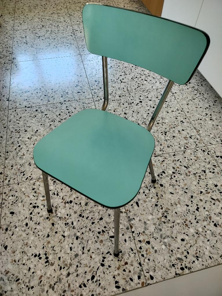 Formica stoel, Maison & Meubles, Chaises, Bois, Enlèvement, Utilisé, Formica